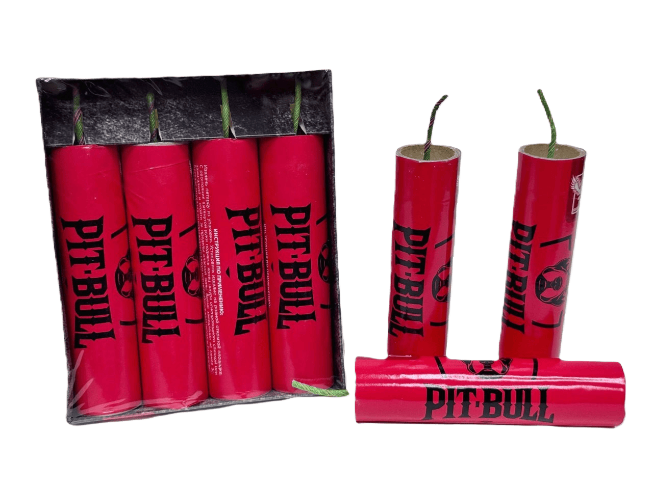 Петарды "PIT BULL" ССК 024 — особо мощные крупные фитильные петарды